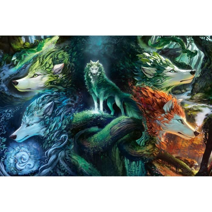 Rompecabezas de 7000 piezas - Los Lobos - Ravensburger