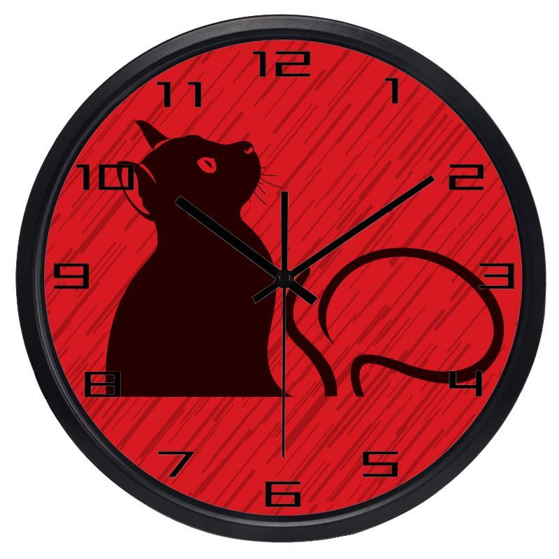 Totoro wandklok, populair ontwerp, stille slaapkamerwandklok, gepersonaliseerde retro horloge voor kinderkamer.