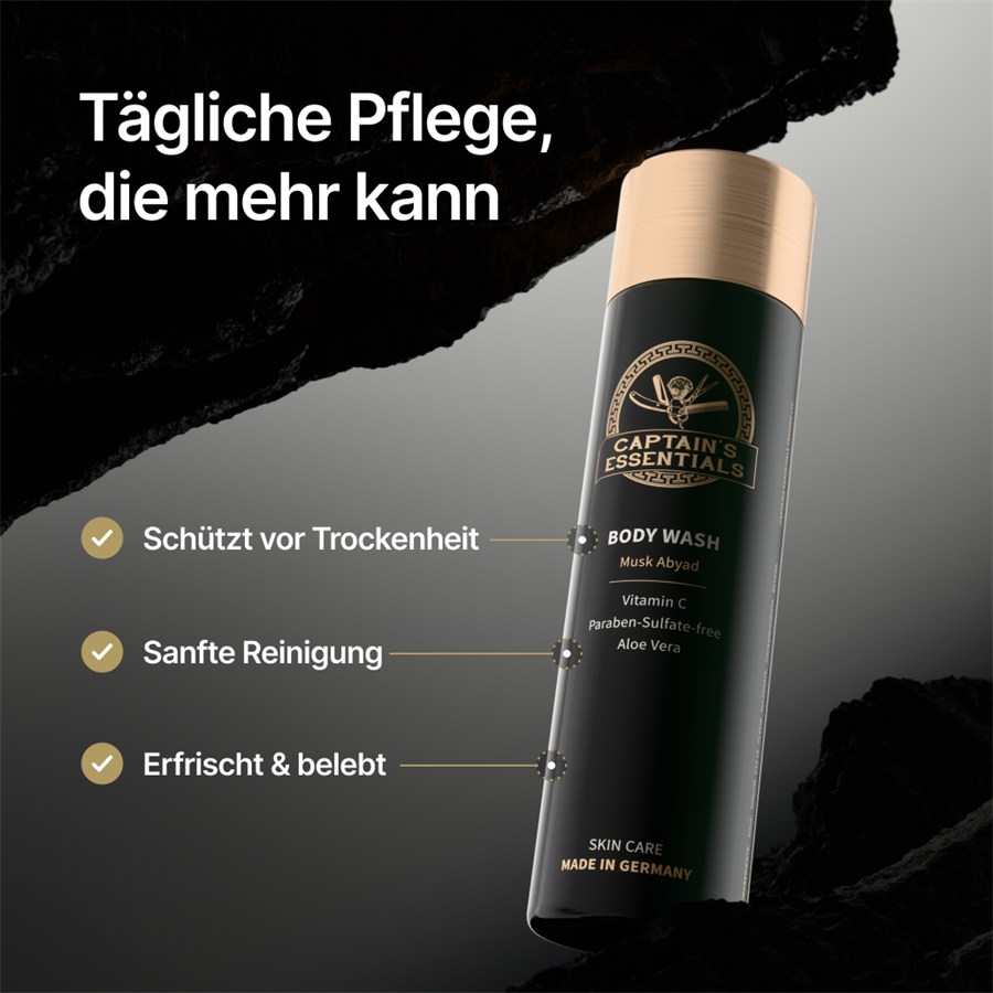 Gel de ducha Captain's Essentials - 250 ml