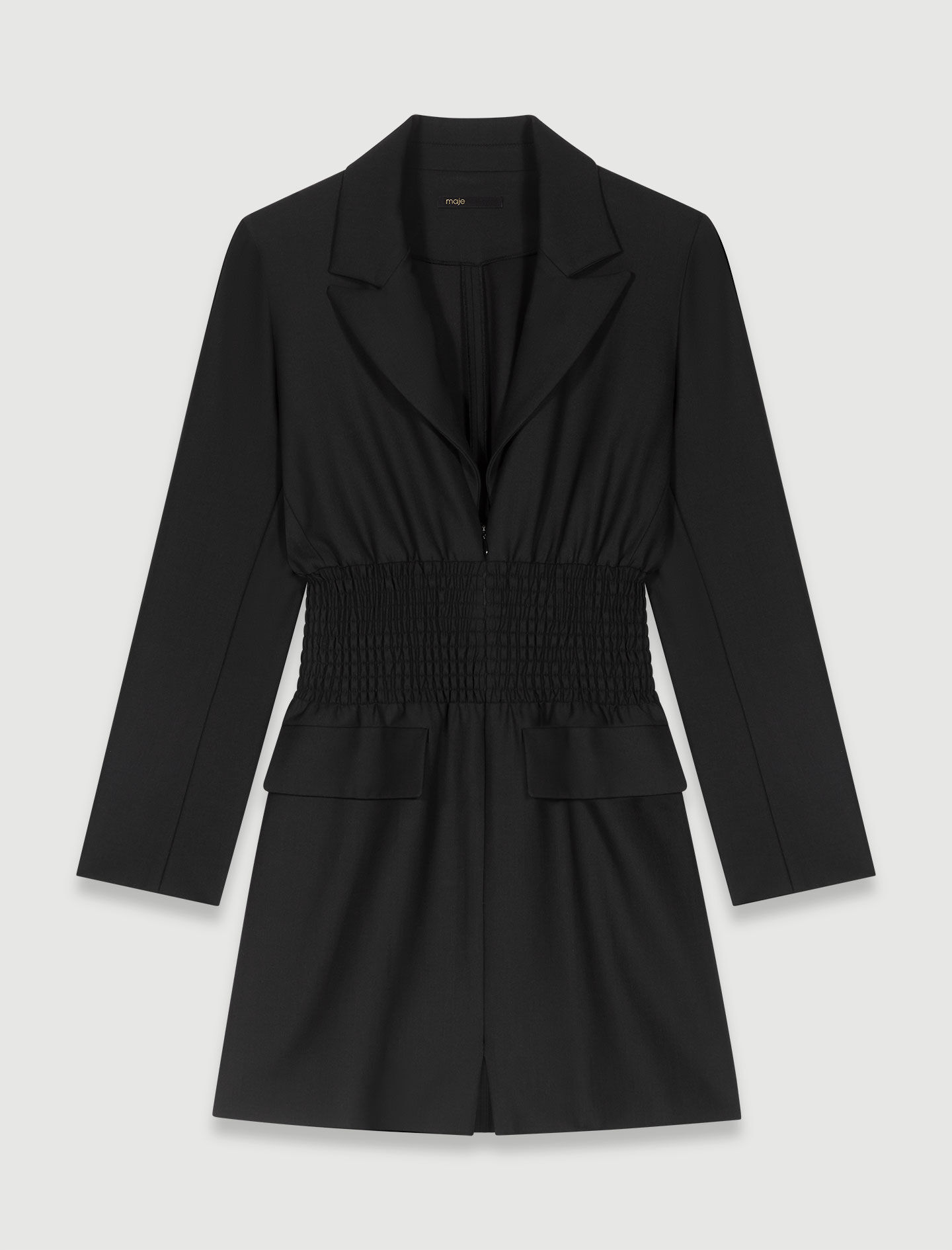 Rochie scurtă de smoking - Negru