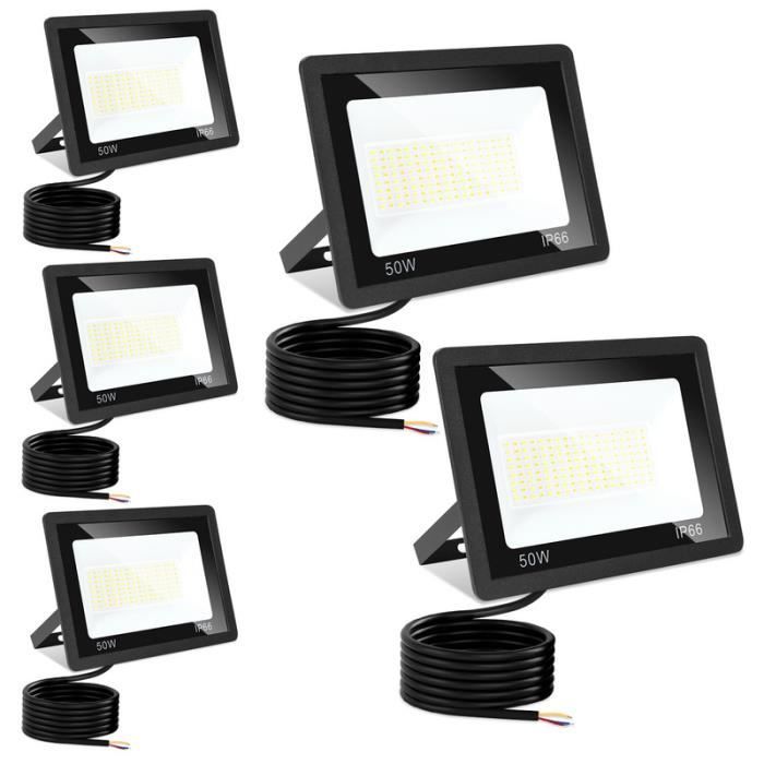 Foco LED Hengda - 50W - Resistente al agua IP66 - 3 colores - Aluminio fundido a presión