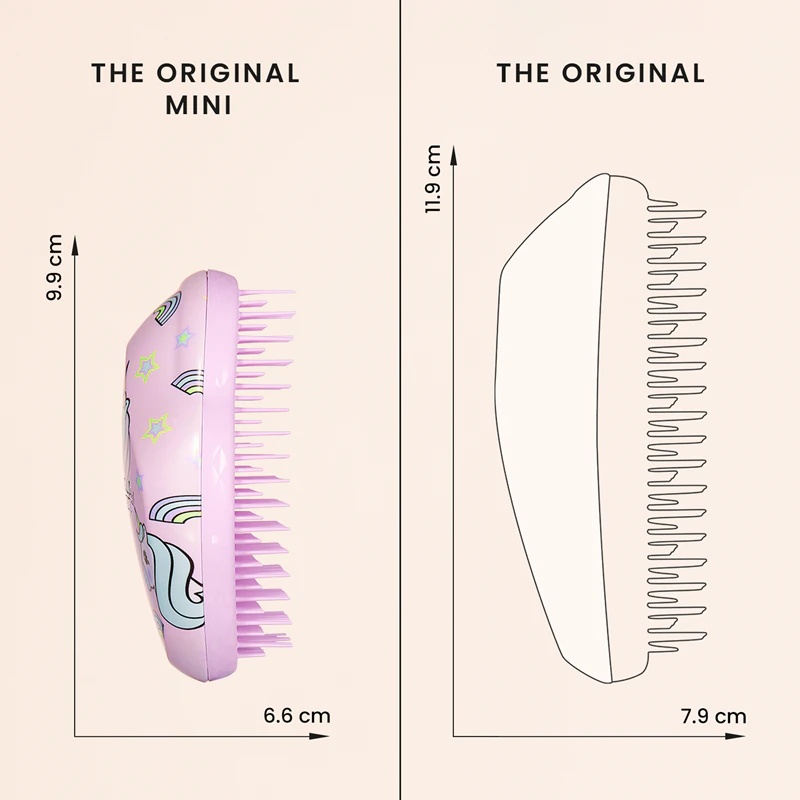 „Tangle Teezer“ originalus mini vienaragio stebuklingo rašto plaukų šepetys