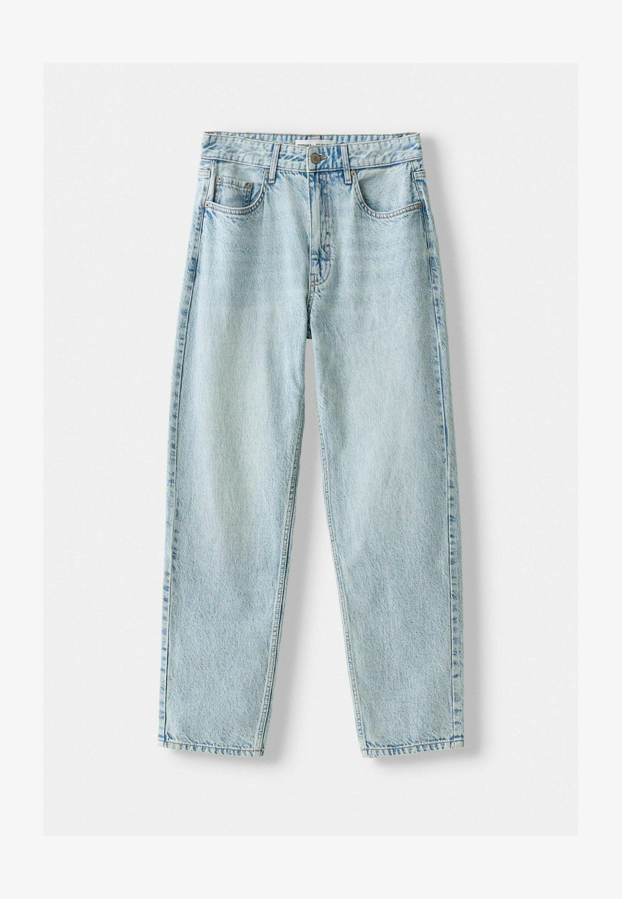 Jean Bershka coupe fuselée - bleu clair