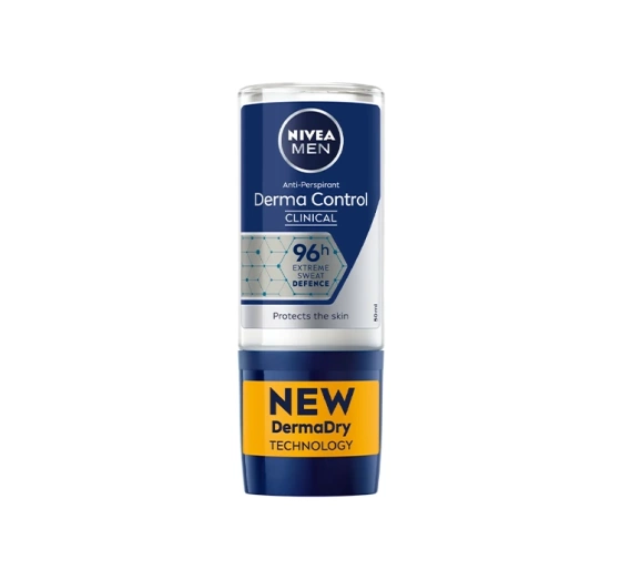 NIVEA MEN Derma Control antyperspirant roll-on dla mężczyzn 50 ml