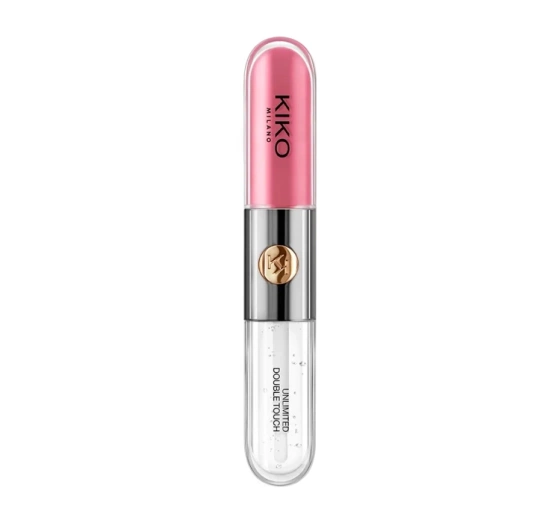 KIKO Milano Unlimited Double Touch dwuetapowa pomadka w płynie 119 Rhododendron Pink 2x3ml