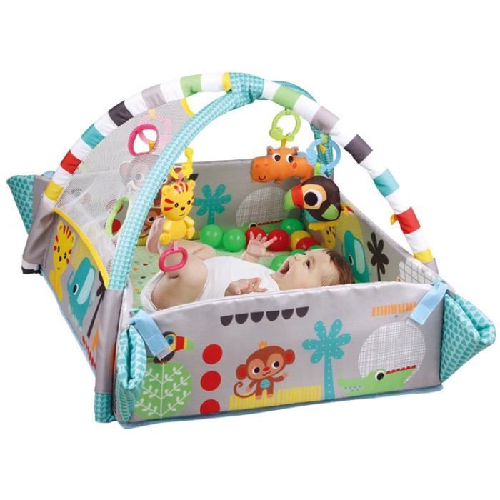 Multifunctional Baby Playmat with Toy Arch - Green - From 3 months