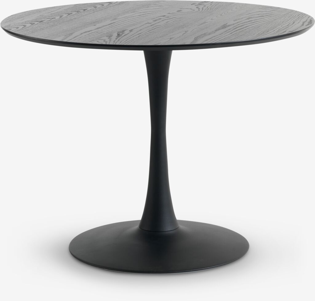 RINGSTED RINGSTED Ø100 valgomojo stalas iš juodo uosio faneruotės