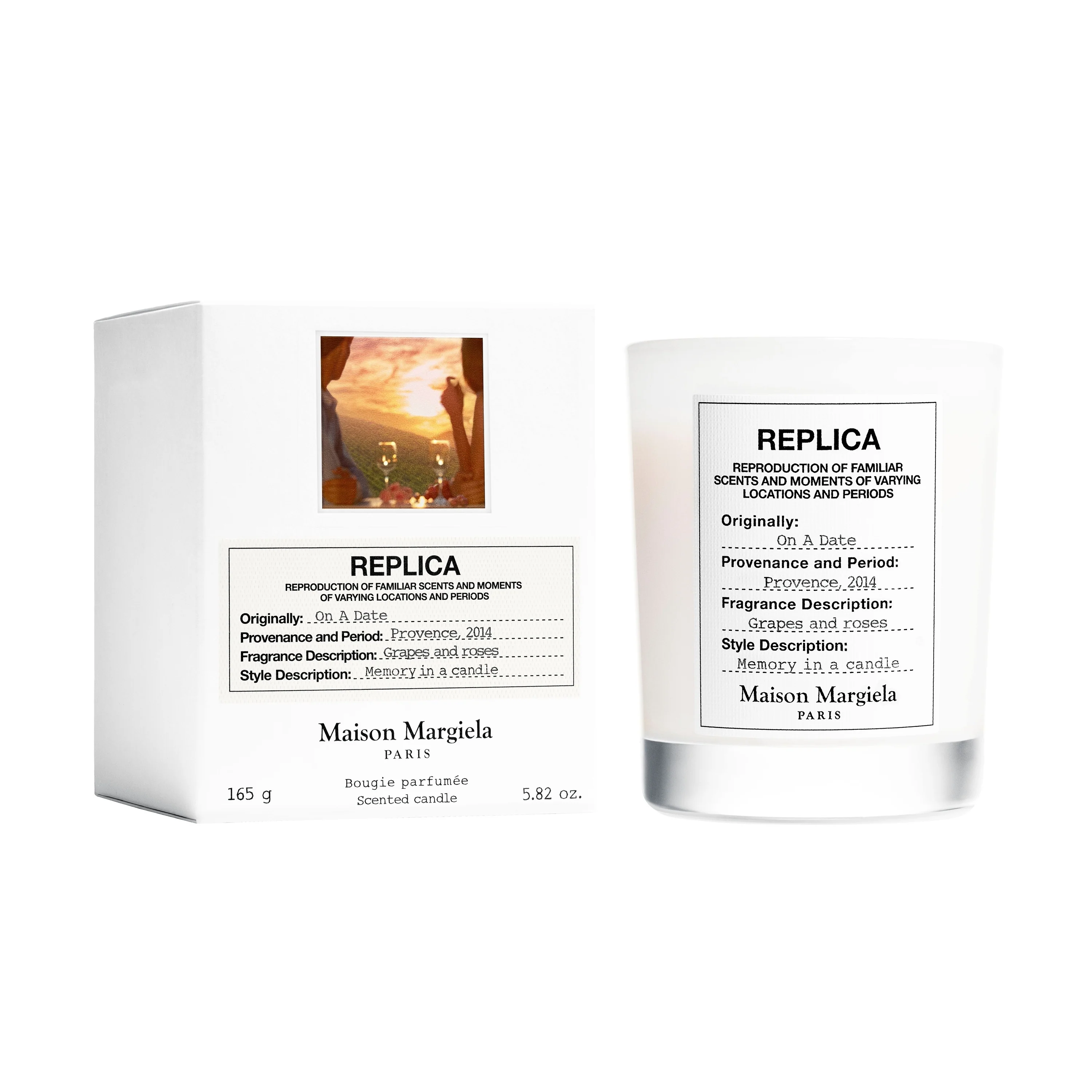 Replica On A Date Candle - Candela Profumata