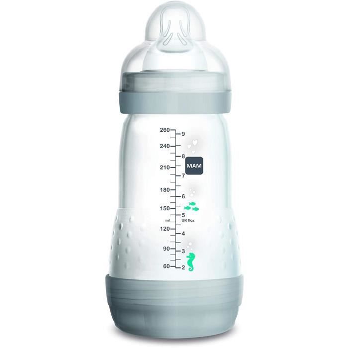 Gift Set - MAM - My First MAM - 4 Easy Start Bottles - 1 Pacifier - 1 Formula Dispenser