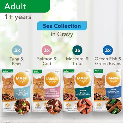 IAMS Delights Adult – Colecția Sea
