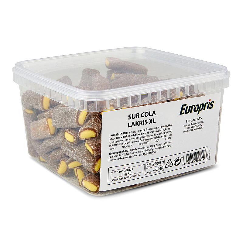 KnallGoodt Sour cola lakrids 2 kg