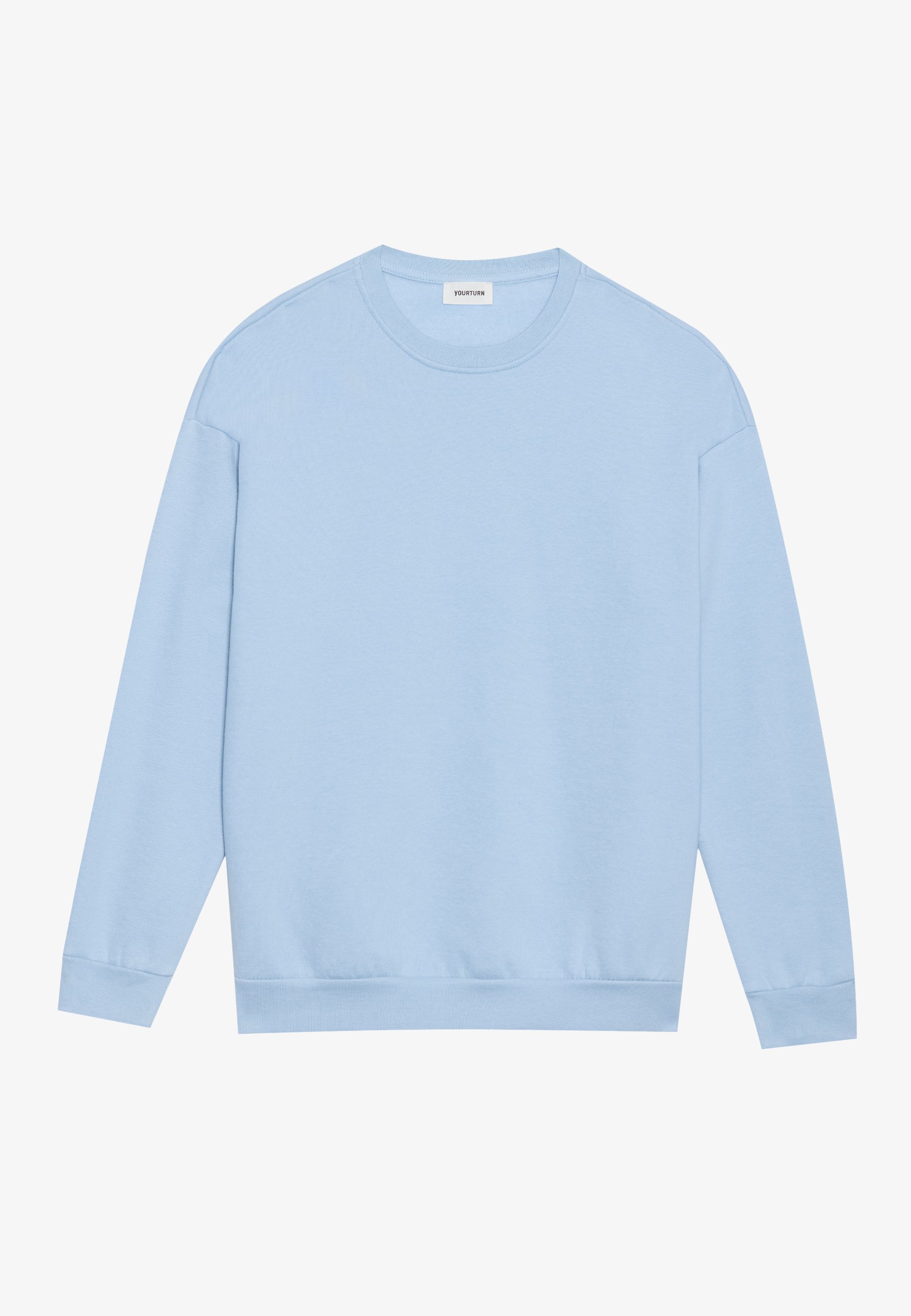 YOURTURN UNISEX 2-PACK - Sweatshirt - lichtblauw/gevlekt grijs