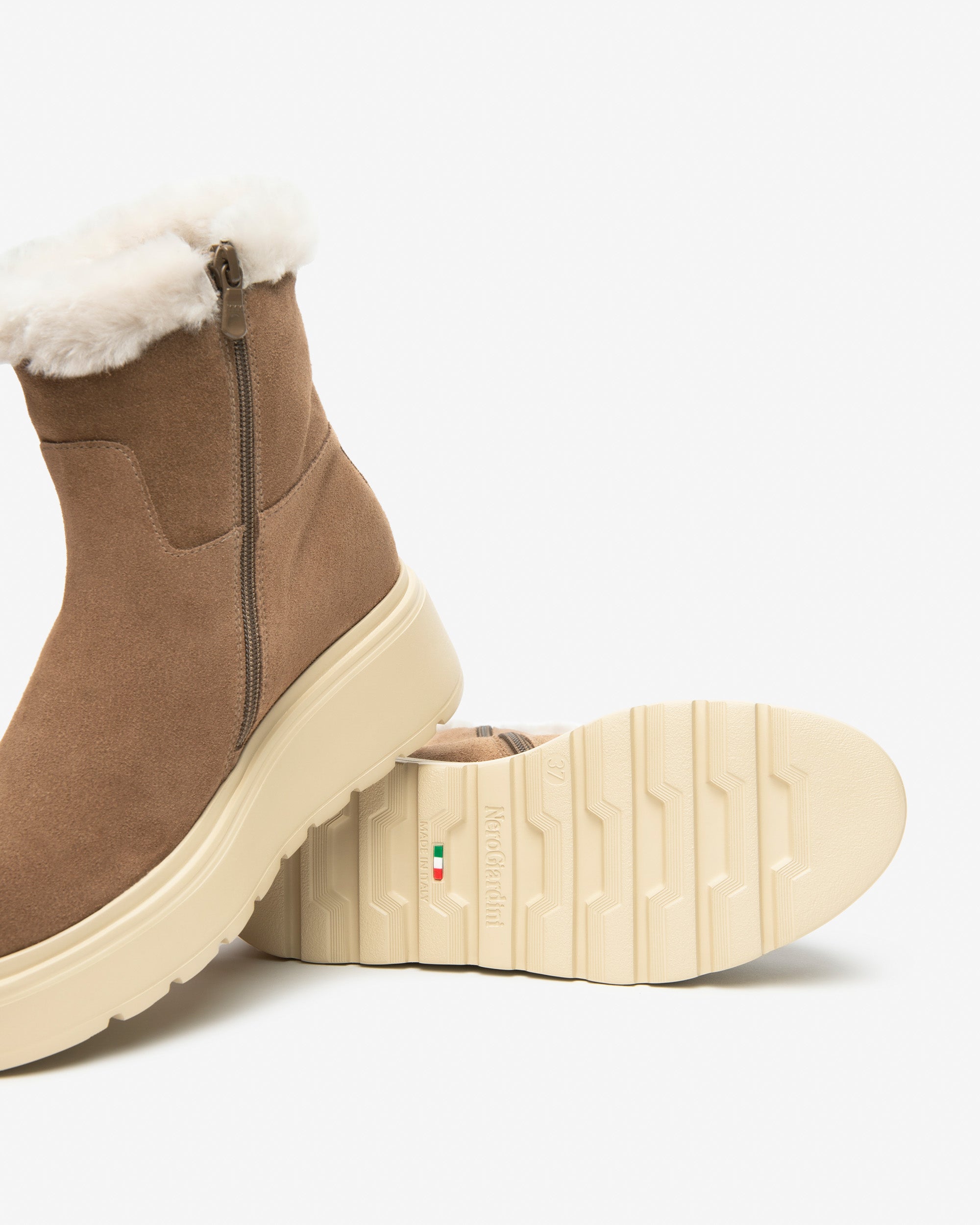  Damen-Wildlederstiefeletten