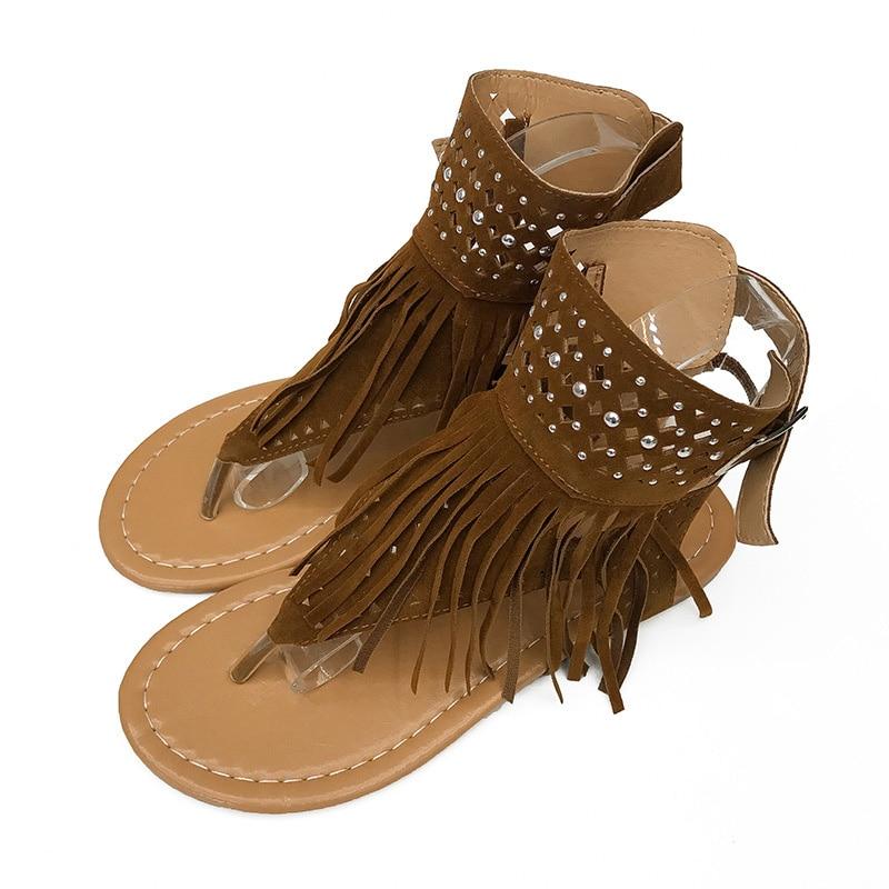 Sandales plates à bout pointu, style tongs, pour l'été, disponibles en grandes tailles (34 à 43).