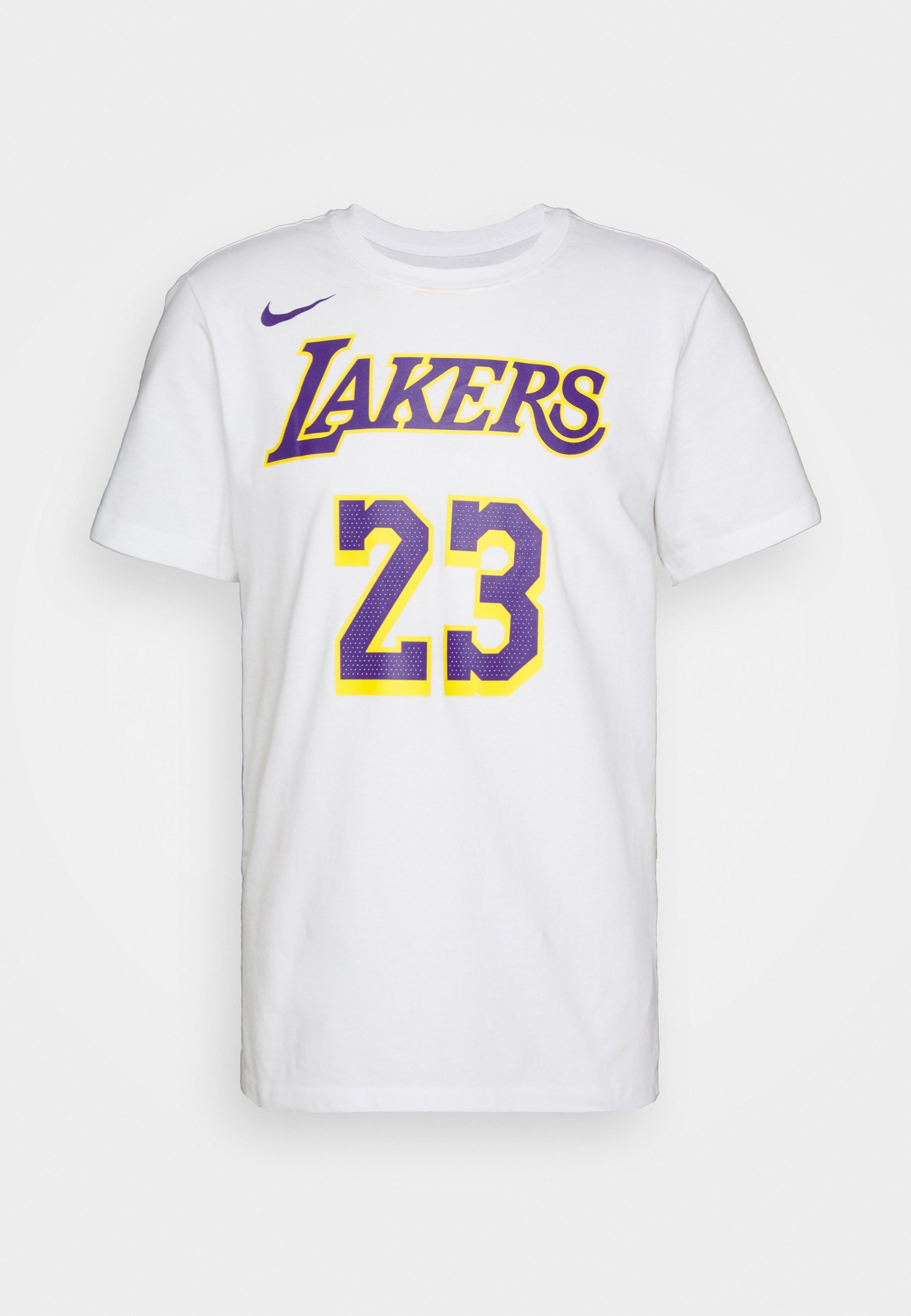 Nike Performance NBA LOS ANGELES LAKERS LEBRON JAMES T-shirt - Clubkleding - wit