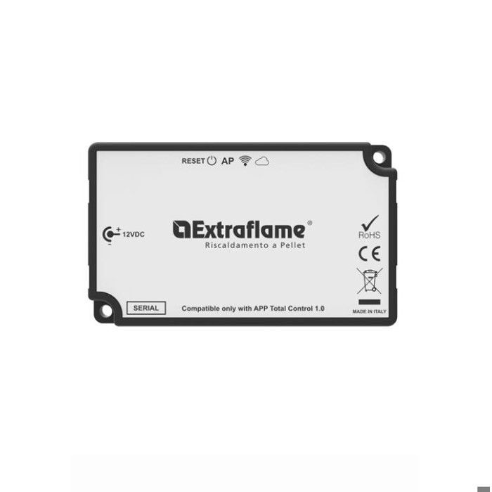 Nordica Extraflame Wifi -moduuli - 9278442 - valkoinen - kaukosäädin - yhteensopiva useiden mallien kanssa