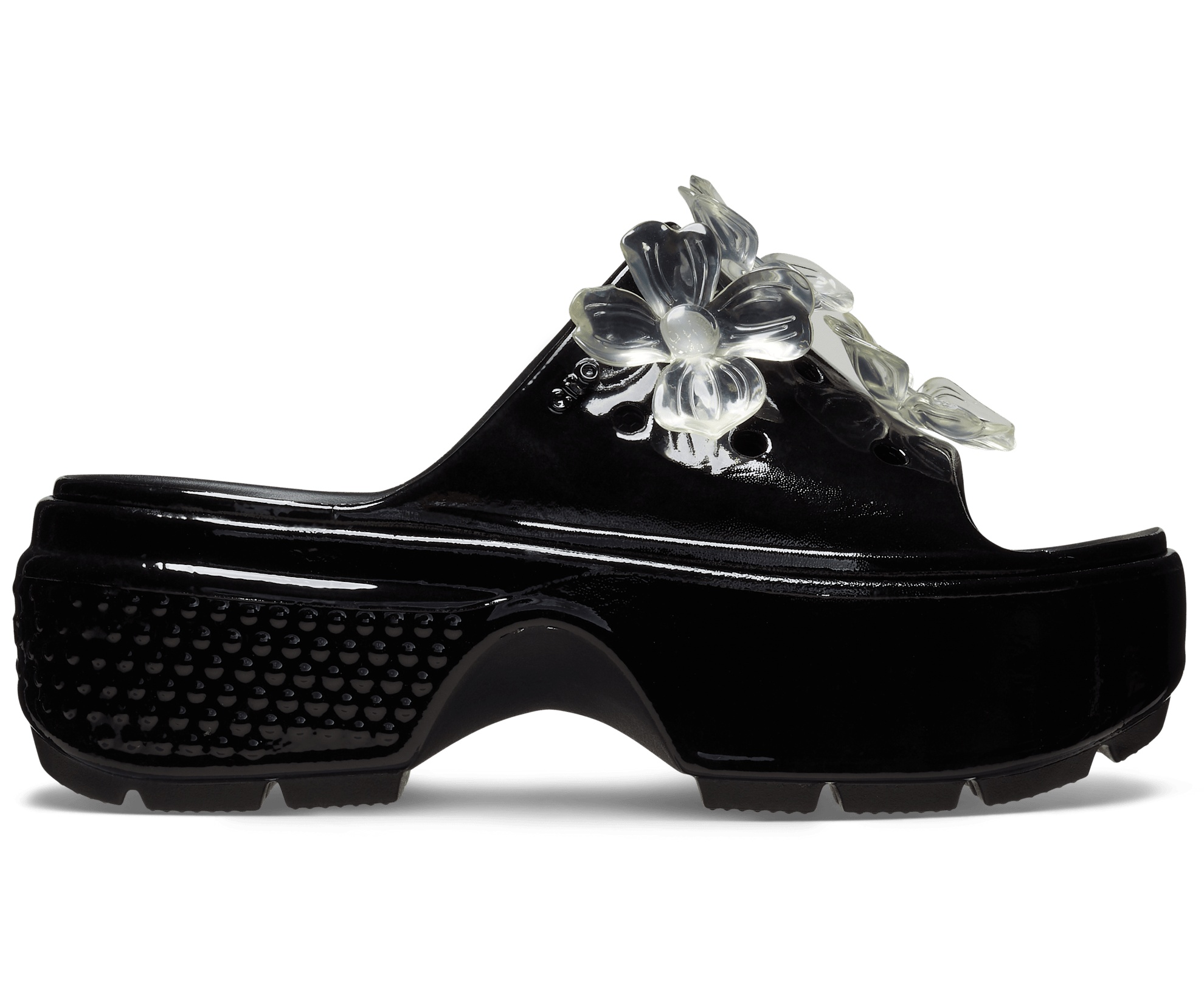 Stomp Hyper Floral High Shine Slide
