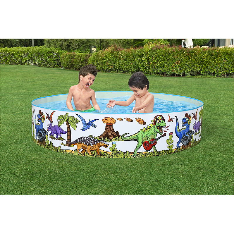 Piscina per bambini Bestway con bordo rigido, modello Dino Bestway