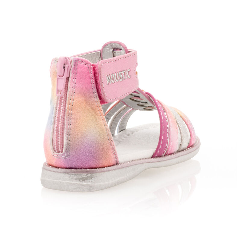 Sandale / Pantofi cu vârful deschis pentru fete, multicolore