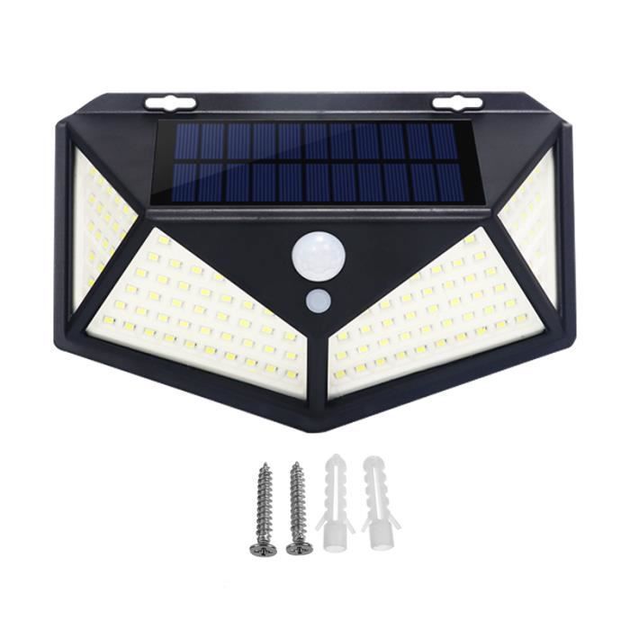 Lâmpada solar - TEMPSA - 100 LEDs - Sensor de movimento - Iluminação externa - 1200 lúmens