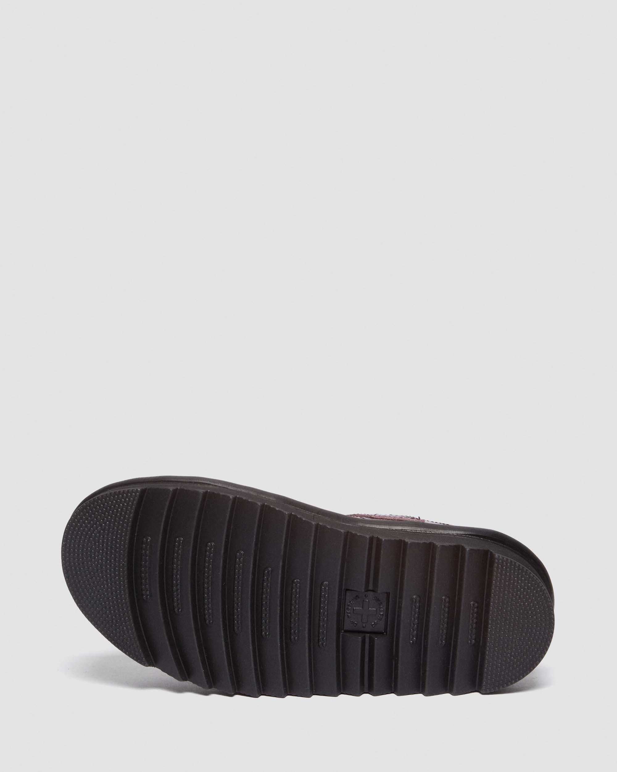 Voss II Distressed Leder Plateausandalen