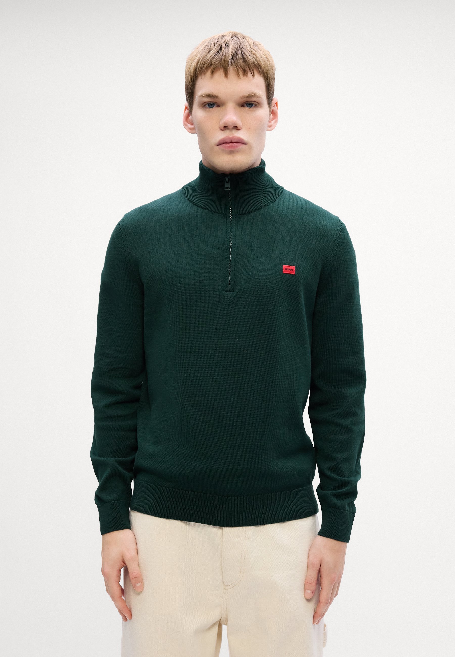 HUGO SAN QUINTUS - Sweter - otwarty zielony