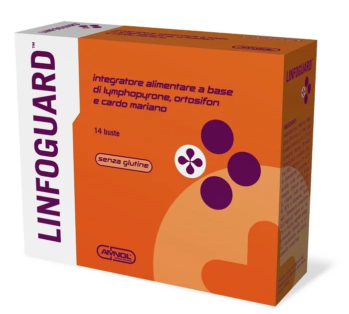 AMNOL Linfoguard 14 sachets, voedingssupplement voor drainage