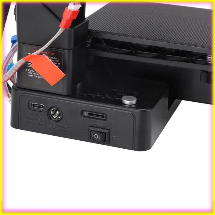 keenso Mini Imprimante 3D FDM Kit Complet - Précision Professionnelle, Nouvelle Technologie d'Extrusion, Zone Prise UE Noir