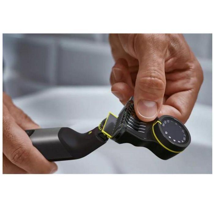 PHILIPS - Recortadora de barba - OneBlade Pro - 90 min de autonomía - Batería de iones de litio - Negra - QP6551.15