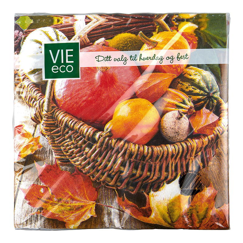 Vie Eco -lautasliinat 20 kpl 33x33 cm, talvi