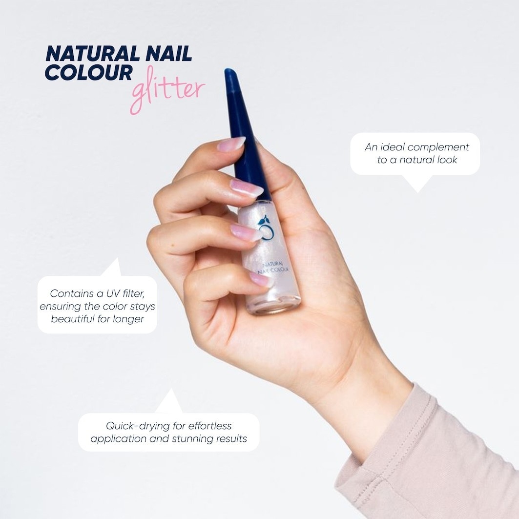 Herome Cosmetics Kynsilakka Käsienhoito Luonnollinen kynsilakka Glamour - 8 ml