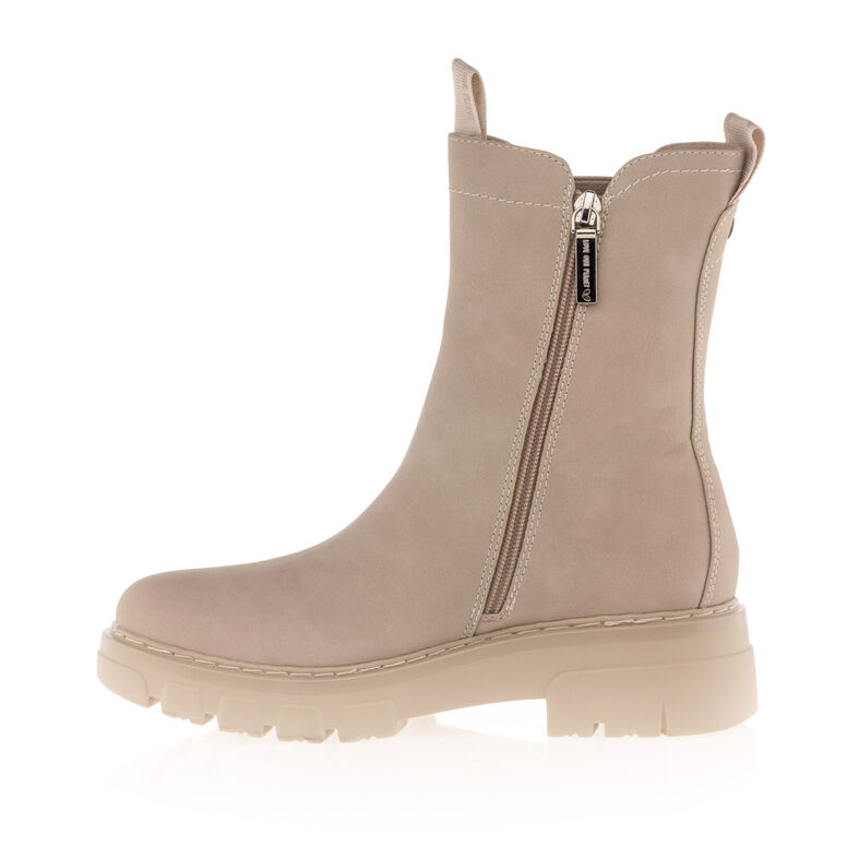 Beige Damenstiefel / Stiefeletten