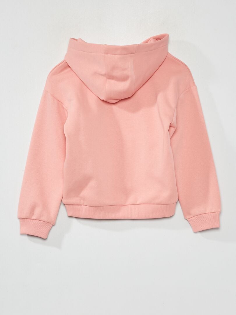 Sudadera con capucha de felpa - ROSA