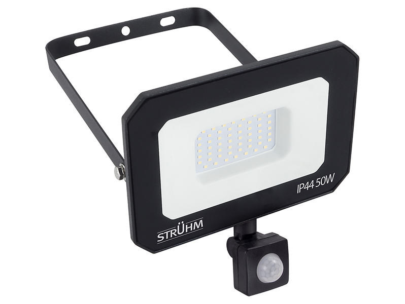 Naświetlacz Aston LED 17,8 cm z czujnkiem ruchu czarny