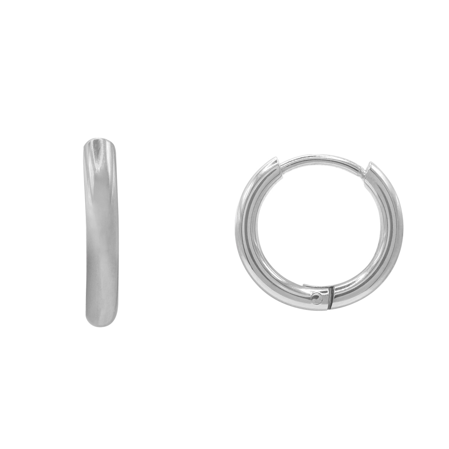Heideman Boucles d'oreille Tabea couleur argentée polie