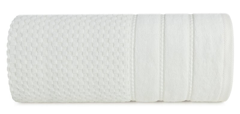 Ręcznik Adore 70x140 kremowy o strukturze krateczki 500 g/m2