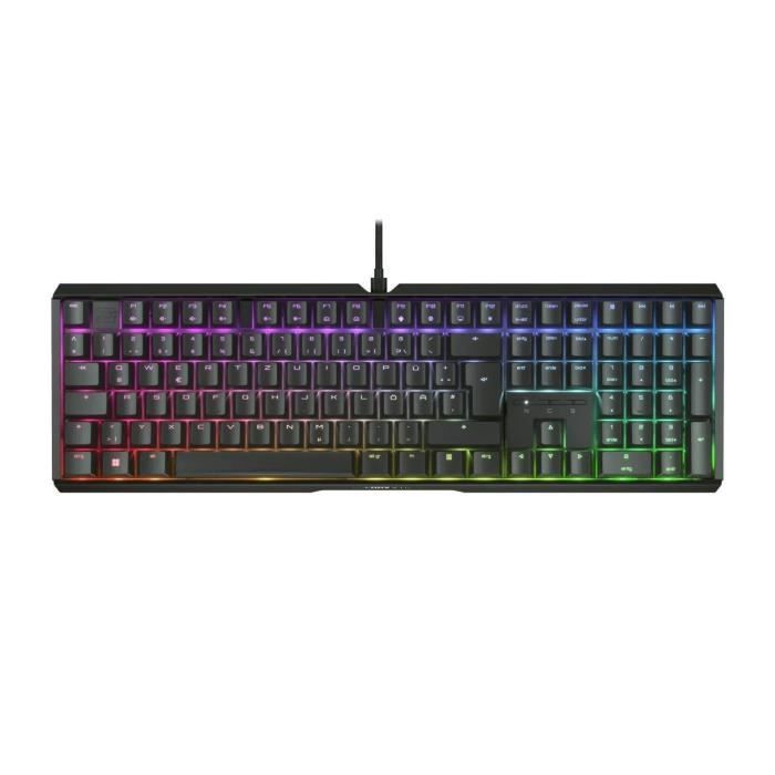 Wired gaming keyboard - CHERRY XTRFY MX 3.1 - Stylish aluminum casing - Black