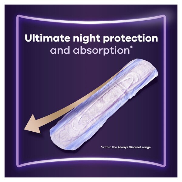 Always Discreet nakts urīna nesaturēšanas ieliktņi<br>Medicīniskā ierīce - 16 gabali