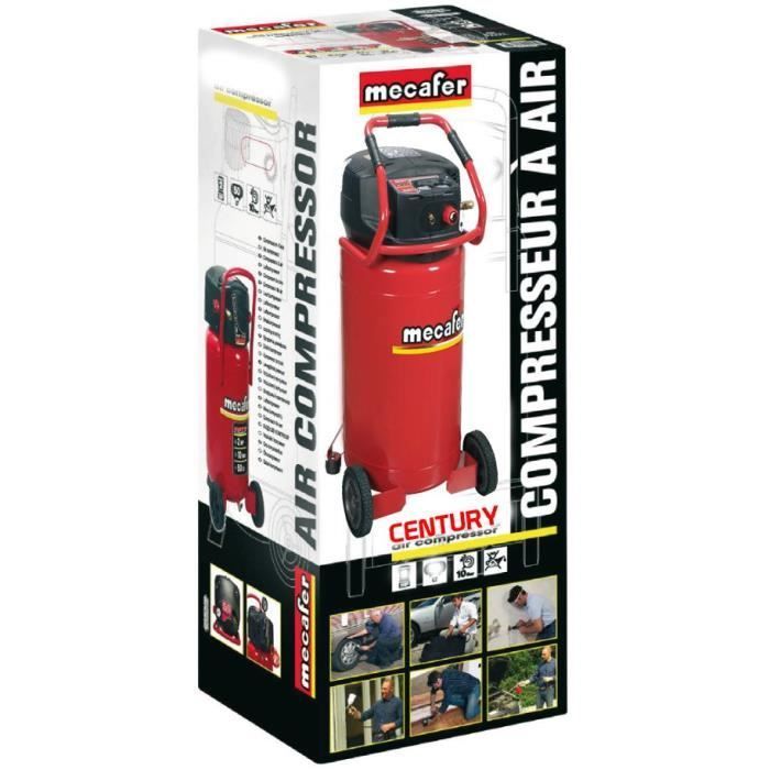 Oil-free compressor - MECAFER - Vertical Century - 100 L - 2.5HP - 10 bar