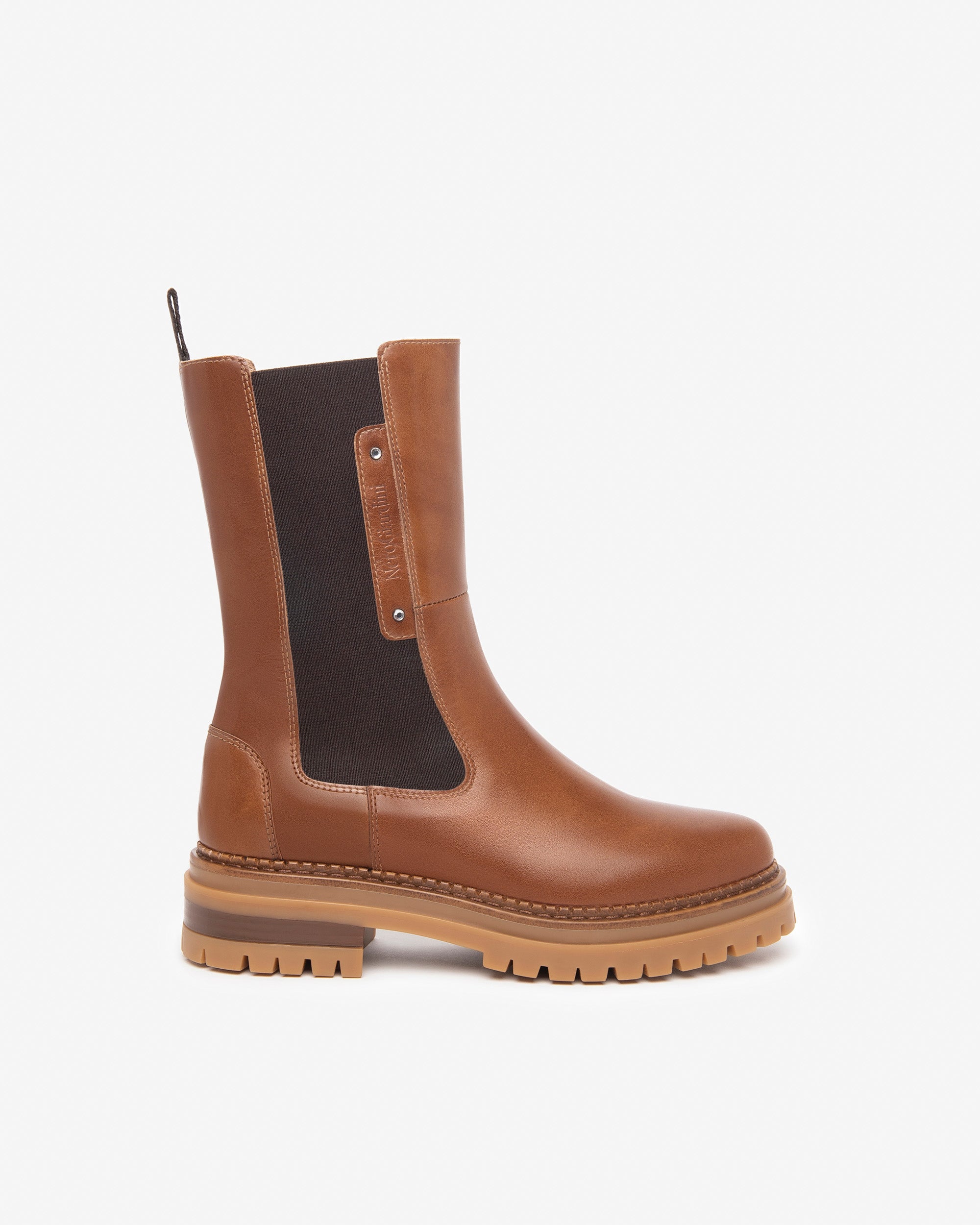  Chelsea-Boots aus Leder für Damen
