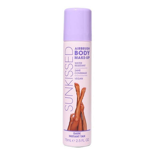 Sunkissed Airbrush tělový make-up 75ml - tmavý