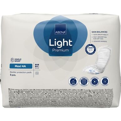 Abena Light Premium diskretni jednostruki zavoj Maxi 4A diskretni i prozračni dnevni zavoji 8 komada 8 komada