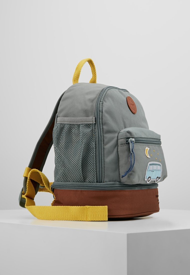 Lässig MINI BACKPACK ADVENTURE BUS - Rugzak - cognac/olijf