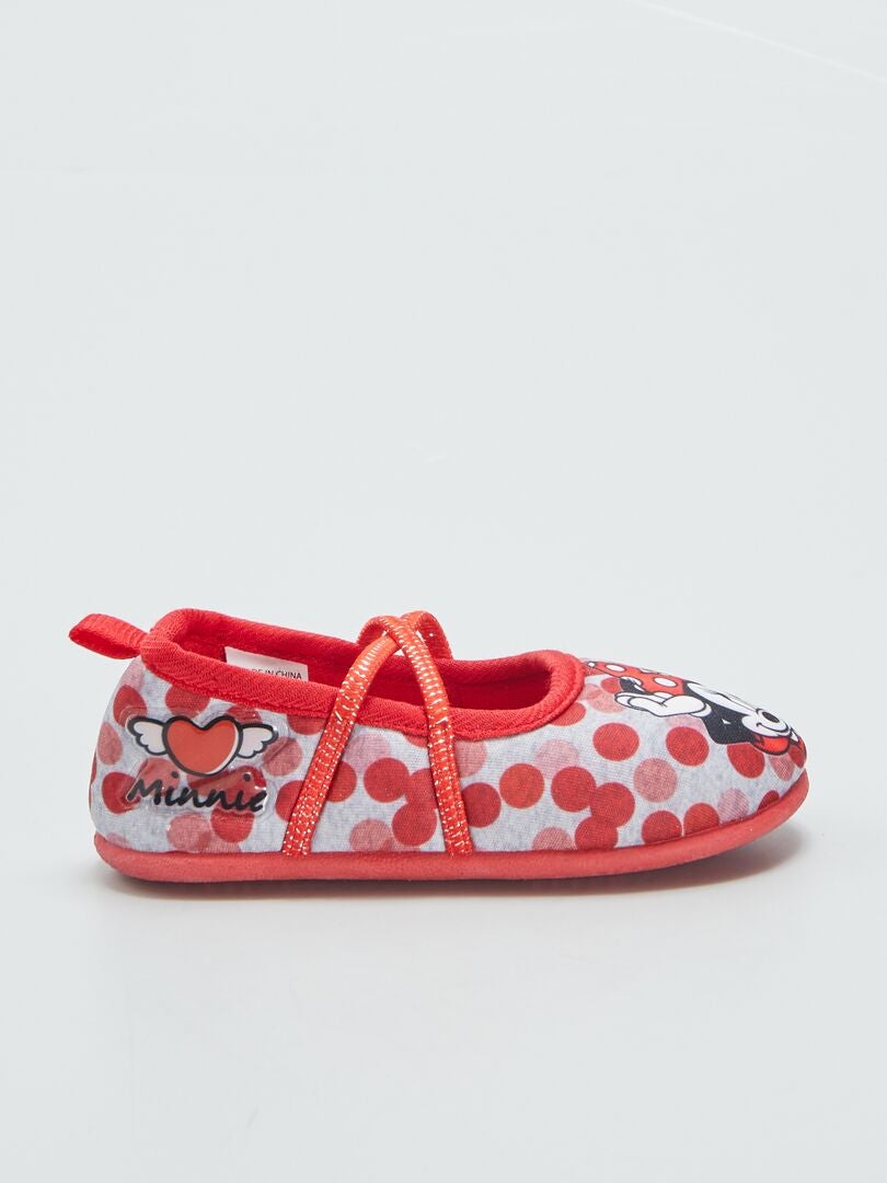 'Minnie' balletschoenen - ROOD