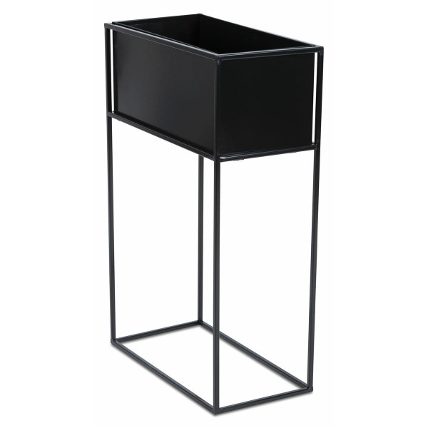 Kwietnik stojący skrzynia czarny 70 cm LOFT