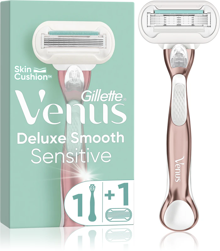 Aparelho de barbear Gillette Venus Extra Smooth Sensitive (1 cabo + 1 cabeça)