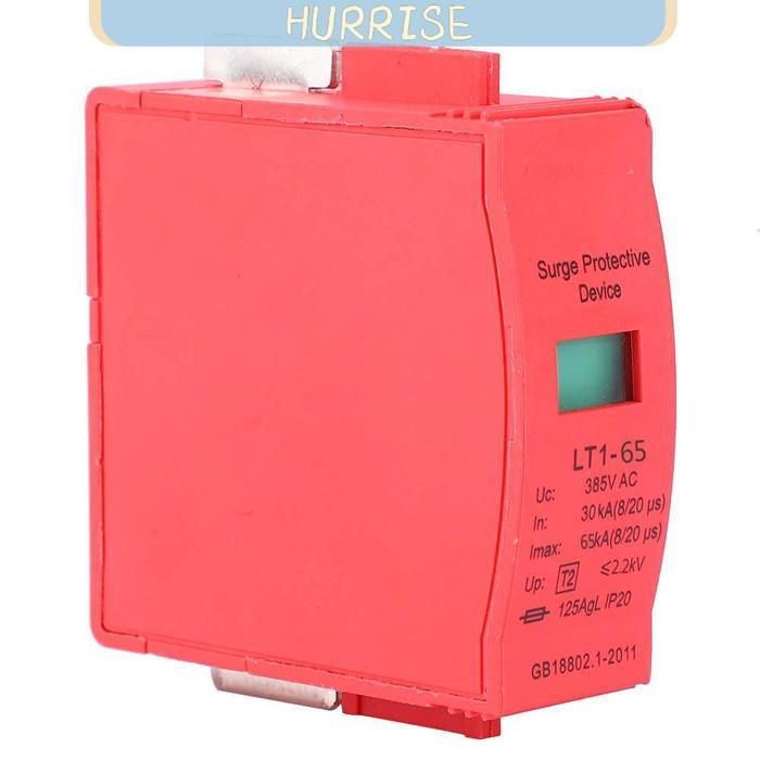 Tbest Protezione contro le sovratensioni domestiche, dispositivo di protezione contro le sovratensioni, scaricatore di fulmini per la casa, CA 385V per esterni automatico
