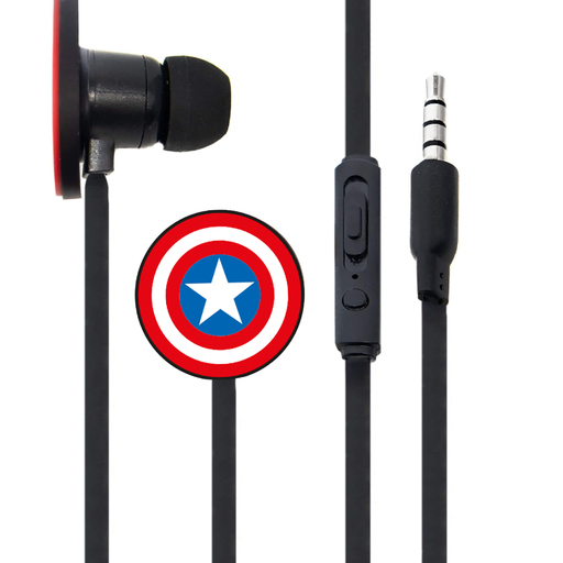 Slušalice Kapetan Amerika 003 Marvel Negro