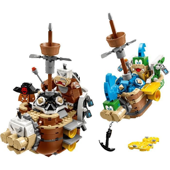 LEGO Super Mario 71427 Conjunto de Expansão Fortalezas Voadoras de Larry e Morton - Brinquedos Colecionáveis - 8+