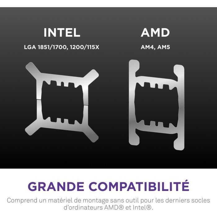 Watercooling - NZXT - RL-KR24E-W2 - Kraken Elite 240 RGB - Écran 2.72